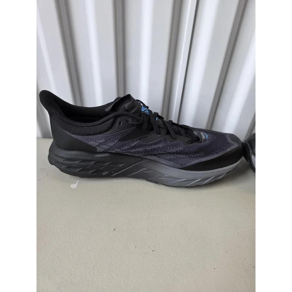 Hoka One One Speedgoat 5 GTX Spike Shoes Mens 12.5 Gray Trail Running Vibram